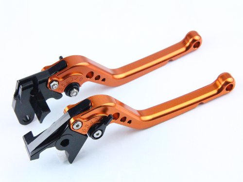 Orange CNC 6 Position Long Brake Clutch Lever for Kawasaki GPZ500S / EX500R NINJA 1990-2009 90 91 92 93 94 95 96 97 98 99 00 01 02 03 04 05 06 07 08 0 thumbnail