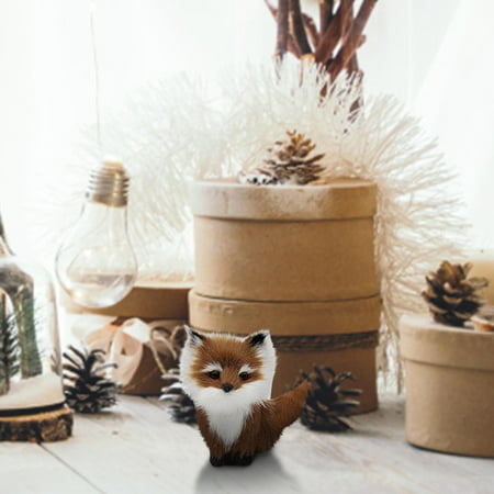 DDgui New Fashion Plush Imitation Animals  Small Foxes  Pendants  Ornaments  Toys  Handicrafts  Festival Supplies DDgui LAA220927-6222