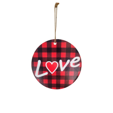 2022 Newest Wooden Valentine S Day Pendants Gift Box Red Wine Bottle Tree Hanging Ornament LJ-C#7668 Wooden Valentine S Day