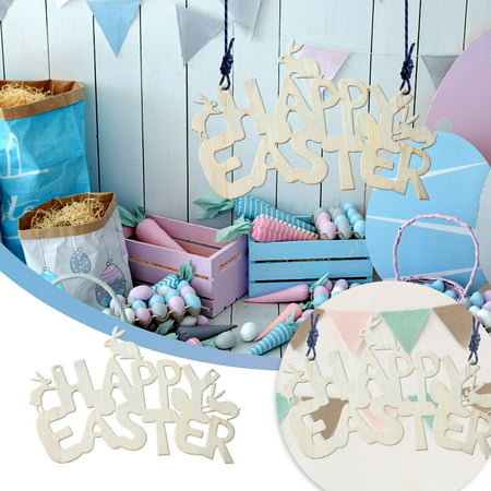 Wooden Letters Easter Bunny Decoration Creative Pendant Decoration Ljddg#8994 Fall Decorations for Home Wooden Letters Easter