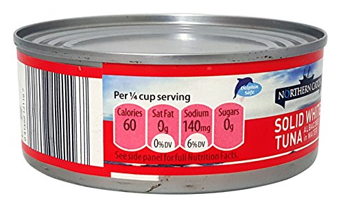 Solid White Albacore Tuna in Water, (Pack of 6), 5 Oz Can - Northern Catch thumbnail
