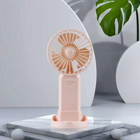Usupdd Portable Rechargeable Fan Mini Handy Fan Pocket Size Air Cooler USB W/ Battery Usupdd 2022 New Product WBB220906-3443