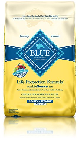 15 LB, Healthy Weight Chicken & Brown Rice Adult Dog Food by Blue Buffalo