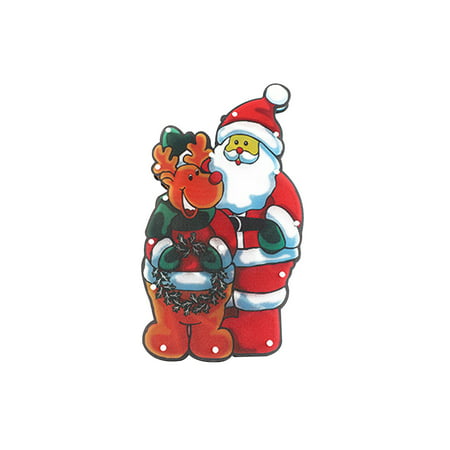MIANHT LED Christmas Decoration String Lights  Window Suction Cup Lights  Modeling Scene Layout Lights - 2022 LED Christmas Decoration N-#1253