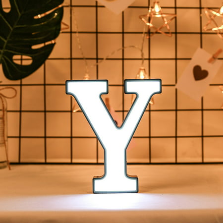 Creative LED Letter Lights Night Light Plastic English Letters Light Lamp Decor A18-Z#24326 2022 Newest Creative LED Letter