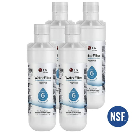 4PCS LT1000PC ADQ747935 MDJ64844601 Refrigerator Water Filter Replacement for L-G LT1000P  Kenmore 46-9980  9980  ADQ74793501  ADQ74793502 and LT120