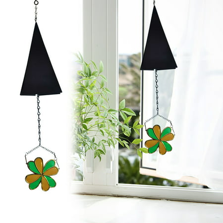 Geometric Bell Outdoor Courtyard Decoration Pendant Metal Electroplating Creative Wind Bell Ljddg#9546 Home Clearance Geometric Bell Outdoor