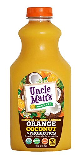 Orange Juice with Probiotics & Coconut Water