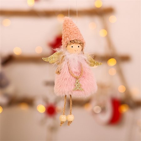 Plush Angel Pendant Creative Cute Girl Hanging Bead Doll Children S Gift A18-Z#6229 2022 Newest Plush Angel Pendant
