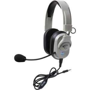 Ergoguys Califone Washable Headphone with Vol Control, 3.5mm Plug Via - Stereo - Mini-phone - Wired - 50 Ohm HPK-1010T by Ergoguys