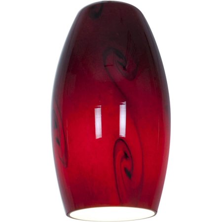 Access Lighting 23111-RUSKY Merlot Shade  Red Sky Glass Finish
