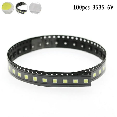 TV Backlight Repair SMD Lamp Beads Universal Replaces 3.5*3.5*0.8mm 3535 6V