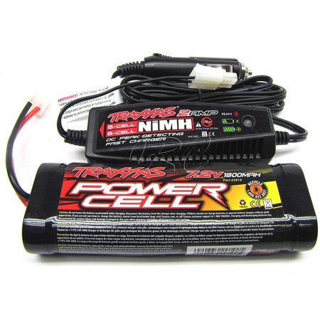 JuIShareE Nitro 4-TEC 33 EZ-Start Battery & 2amp Charger 72v T-maxx Revo 4807