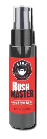 Gibs Beard Oil, Best Beard & Other Hair Oil - All Natural Olive and Argan Oil. Soften and Moisturize Your Beard. (Bush Master),1 Fl. Oz