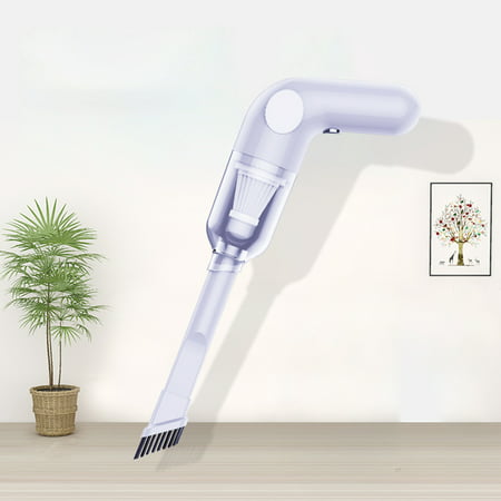 Fiudx New Portable Handheld Car Vacuum Cleaner Wireless Vacuum Cleaner Wet and Dry Handheld Vacuum Cleaner Household Goods Dirt Cleaner 1136