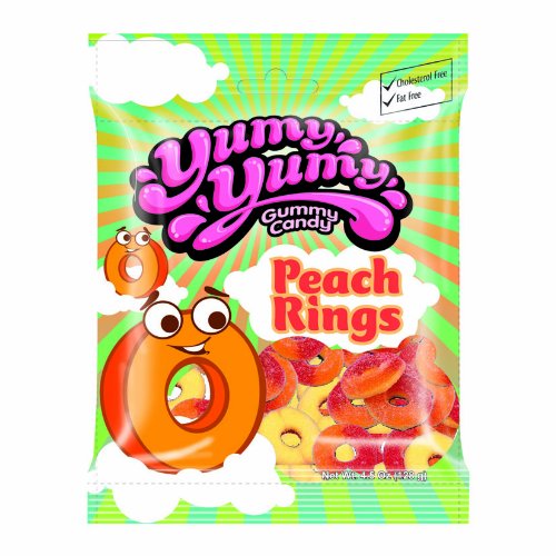 Gummi Peach Rings - 4.5 Oz Bag thumbnail