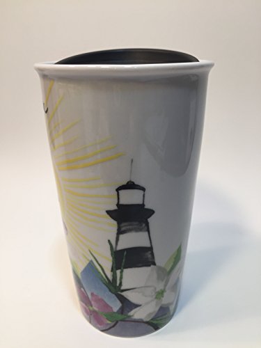 Starbucks North Carolina Limited Edition Ceramic Travel Tumbler Double Wall 12 Oz thumbnail
