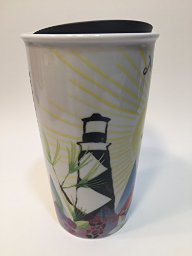Starbucks North Carolina Limited Edition Ceramic Travel Tumbler Double Wall 12 Oz thumbnail