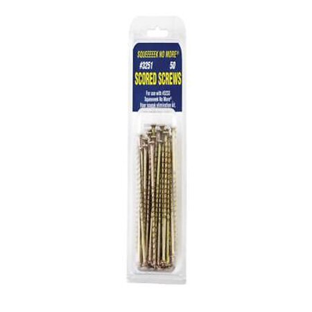 Squeeeek No More 3251 Scored Floor Screws  50 Pcs/CD