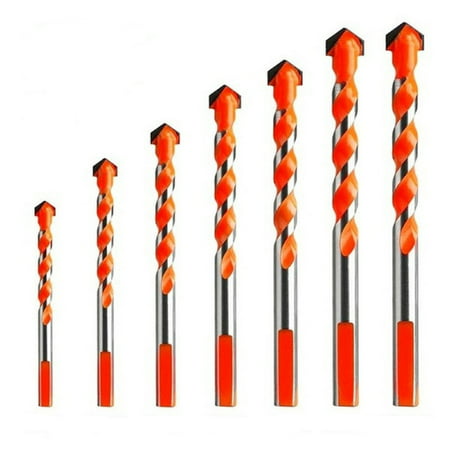 MIANHT 7-piece Drill Bit Ceramic Tile Concrete Glass High Hardness Cement Wall Swivel - 2022 7-piece Drill Bit N-#4973