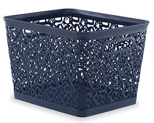 Whitmor 6990-5654-ESTBLU Alphabet Tote-Blue