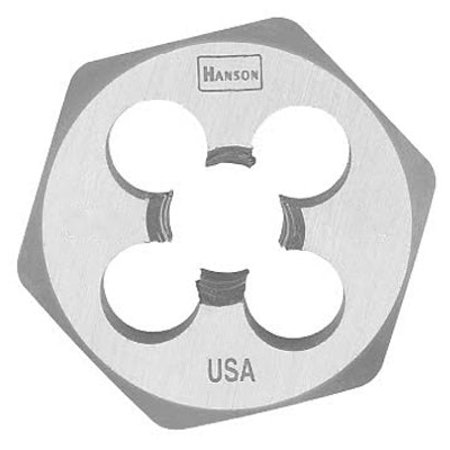 1PC-Irwin Tools 9734 Hanson® High Carbon Steel Hexagon Metric Die  8 Mm - 1.25