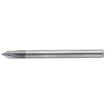 Chamfering Milling Cutter  Simple to Operate CNC Milling Cutter Professional 3 Flute Chamfer Milling Cutter for Industrial Supplies D4 X 60? X 50L