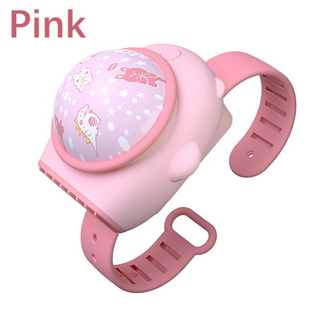 Usupdd Projector Lamp Watch Small Fan Girls Mother and Baby USB Charging Fan Children S Cartoon Toys Gifts Usupdd 220810-7751
