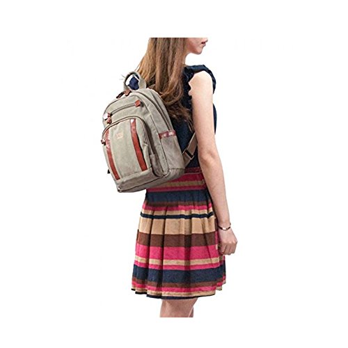NEW Troop LONDON TRP-0255 Mini Size Backpack Unisex Premium Canvas Bag Black thumbnail