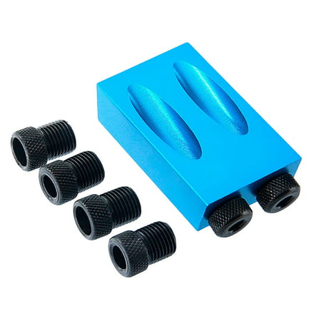 MIANHT Pocket Hole Drilling Kit Woodworking Oblique Drill Guide Set - 2022 Pocket Hole Drilling Q-#3439