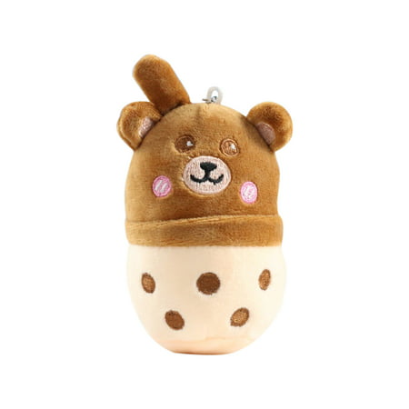 Firetrucks for Boys 3-5 Years Old Monster Truck Games Cute Super Cute Milk Tea Cup Plush Toy Pendant Creative Cartoon Doll Doll Doll Catch Machine Sma