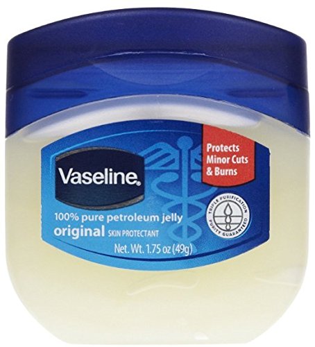 Vaseline 100% Pure Petroleum Jelly  1.75 Oz / 49 Gr Jars (Pack of 3)