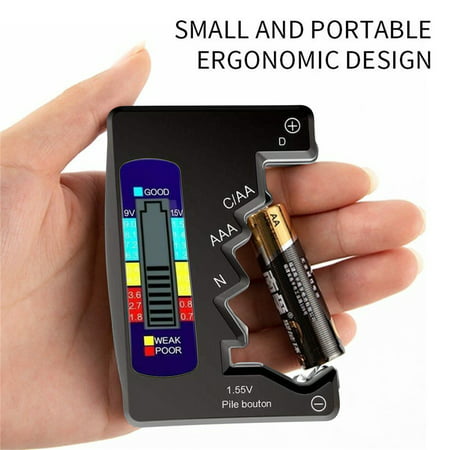Universal Battery Power 2022 Newest Universal Battery Power Detector Digital Display Battery Detector 8a17b#7287