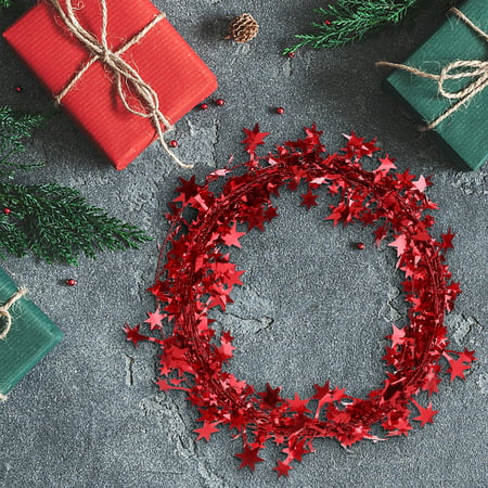 Christmas Decoration Iron Wire Five-pointed Star Ribbon Christmas Pendant - 2022 New Toys Christmas Decoration Iron A812#6858