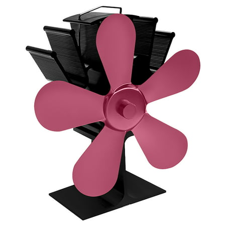 DDgui New Upgraded Stove Fan Wood Stove Fan Fireplace Fan Heat-powered Fan with 5 Blades DDgui LCC220921-6222