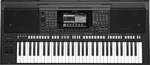 Package: Yamaha PSR-S770 61 Key Professional Digital Keyboard Arranger Workstation + SKB 3I-4719-KBD 61-Note Waterproof Hard Keyboard Travel Case