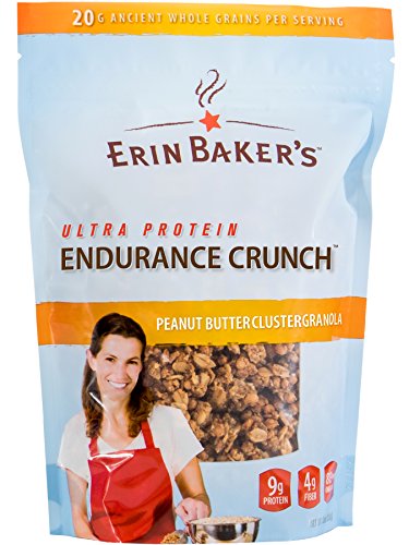 Erin Baker S Ultra Protein Granola  Endurance Crunch  Peanut Butter  Gluten-Free  Vegan  Non-GMO  Cereal  12-ounce Bags (Pack of 6) thumbnail