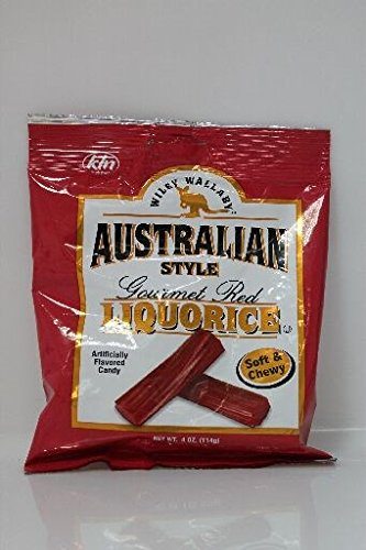 Wiley Wallaby Classic Black Licorice  4 Oz