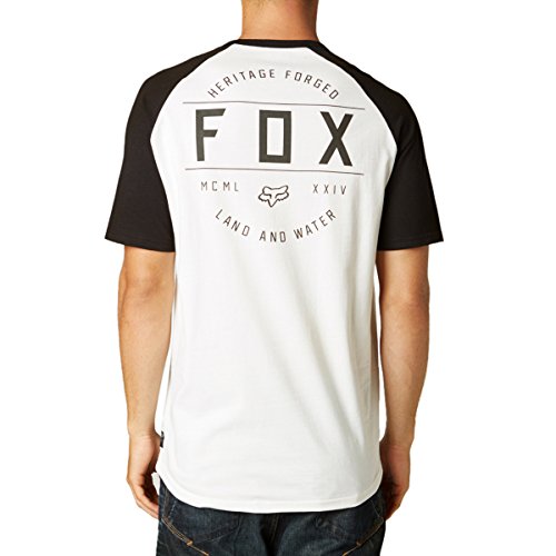 Fox Men's Counterpart Short Sleeve Premium T-Shirt, Vintage White, Large