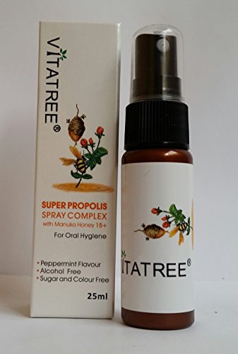 Vitatree Super Propolis Spray Complex with Manuka Honey 15+ 25ml Australian Made