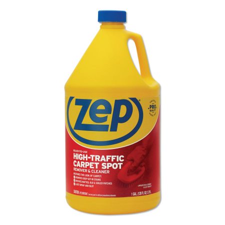 New Zep Commercial High Traffic Carpet Cleaner  128 Oz Bottle