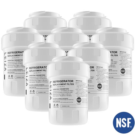 MWF Refrigerator Water Filter Replacement for MWFA  GWF  GWFA  HWF  WFC1201  Kenmore 9991  Kenmore 9996 Kenmore 9905  8 Pack