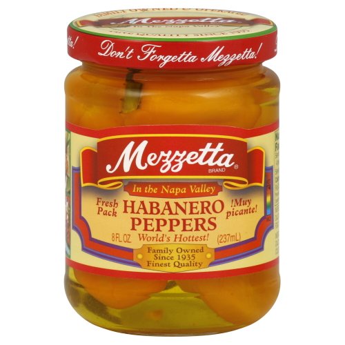 Mezzetta, Pepper Habanero, 8 OZ (Pack of 6)