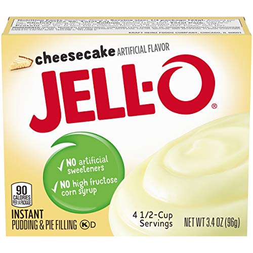 Jell-O Instant Cheesecake Pudding & Pie Filling (3.4 Oz Boxes, Pack of 6)