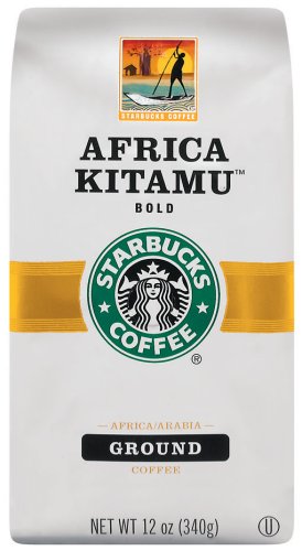 Starbucks Africa Kitamu Coffee, Ground, 12-Ounce Bags (Pack of 3)