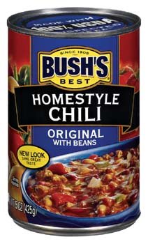 Bush's Best Homestyle Chili Original with Beans 15 Oz