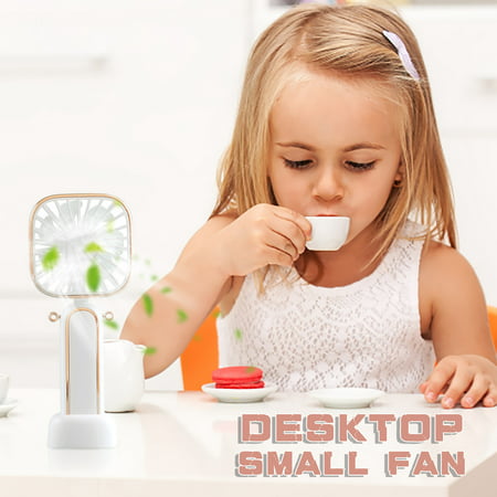 Handheld Fan USB 2022 Newest Handheld Fan USB Rechargeable Hanging Neck Small Electric Fan Mini Desktop Portable Electric Fan 8a17b#6331