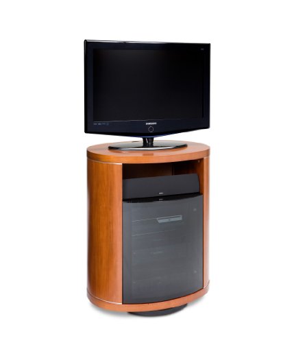 BDI Revo 9980 Rotating Entertainment Cabinet, Natural Stained Cherry thumbnail