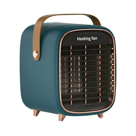 FengLS Mini Heater Office Desktop Mute Hot Air Blower Small Household Heater Bedroom Electric Heater 90~240V/50~60HZ 09-Decor-10A#5797 Ideal Gift Mini