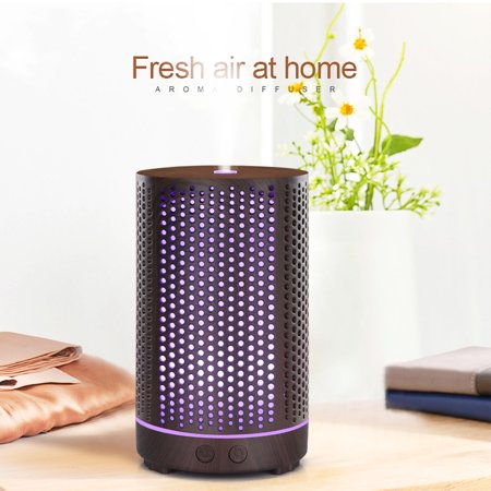 DDgui Fashion New Wood Grain Aroma Diffuser 200ml Colorful Night Light Atomizing Humidifier DDgui220929-8367